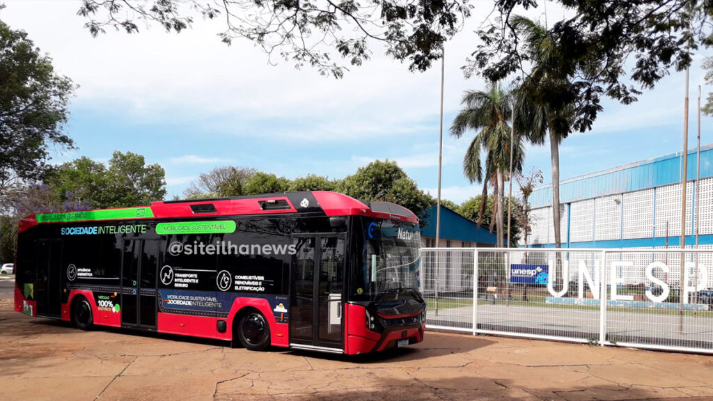 Unesp de Ilha Solteira e Scania realizam testes em ônibus 100 elétrico