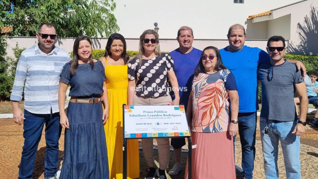 Praça do bairro Morumbi passa a se chamar 'Edmilson Leandro Rodrigues' 3 praca-edmilson-leandro-rodrigues-ilha-solteira-news