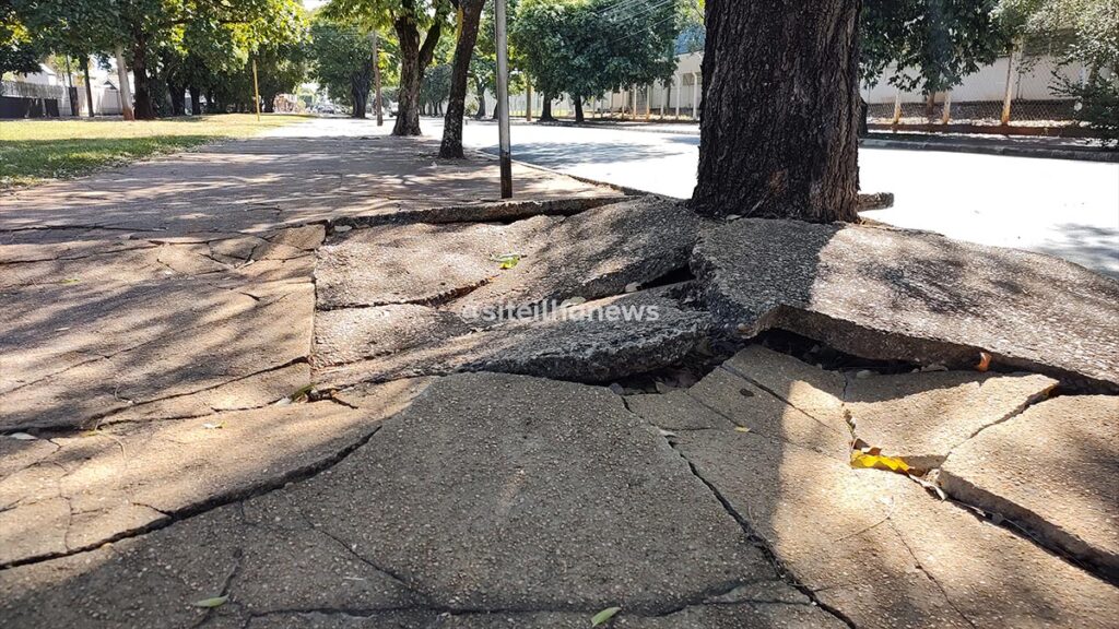 Obra interliga calçadas da Alameda Rio de Janeiro ao hospital 1 calcada alameda rio de janeiro ilha solteira