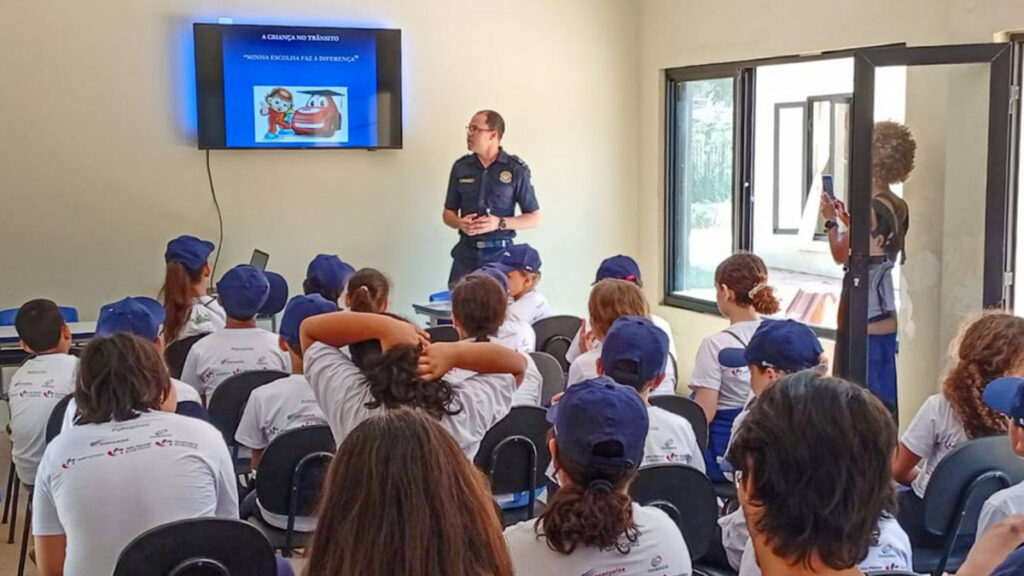 ilha news escola paulo freire ilha solteira palestra educacao no transito aracatuba