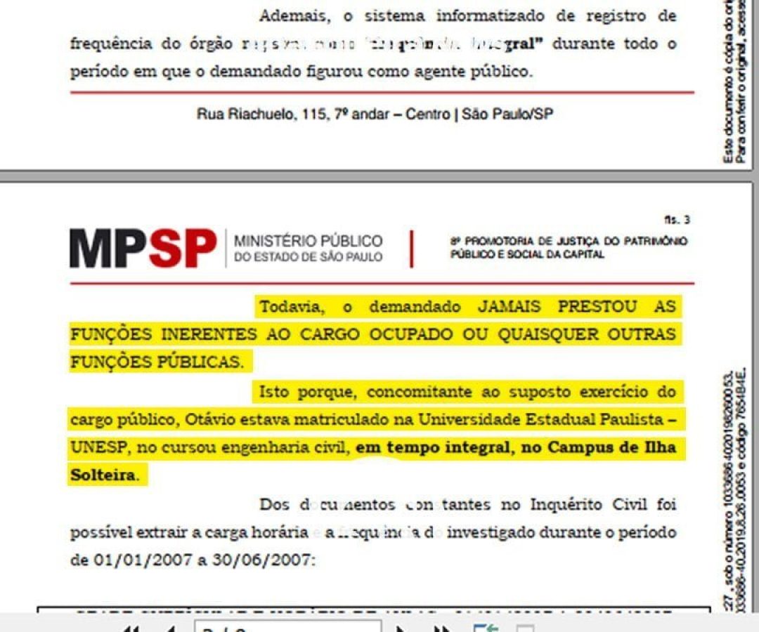 acao-mpsp-otavio-gomes-funcionario-fantasma-ilha-solteira-news