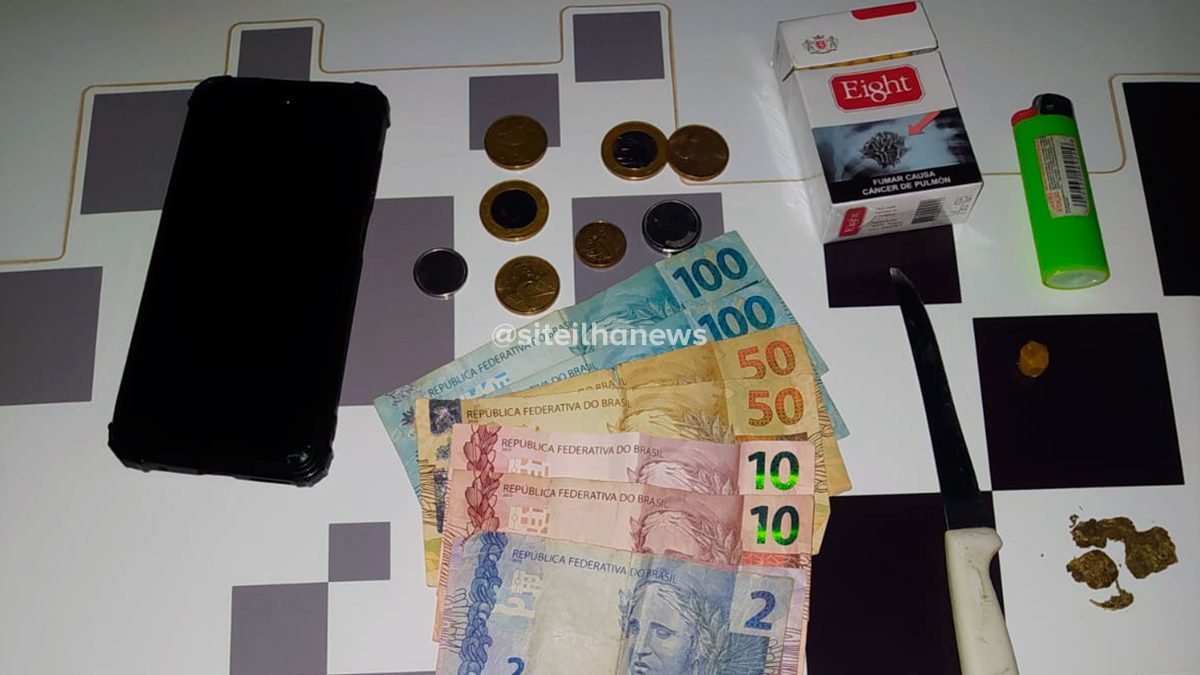 flagrante de tráfico de drogas polícia militar de ilha solteira
