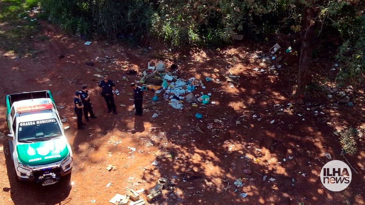 ilha-news-guarda-municipal-drone-fiscaliza-descarte-irregular-lixo-ilha-solteira
