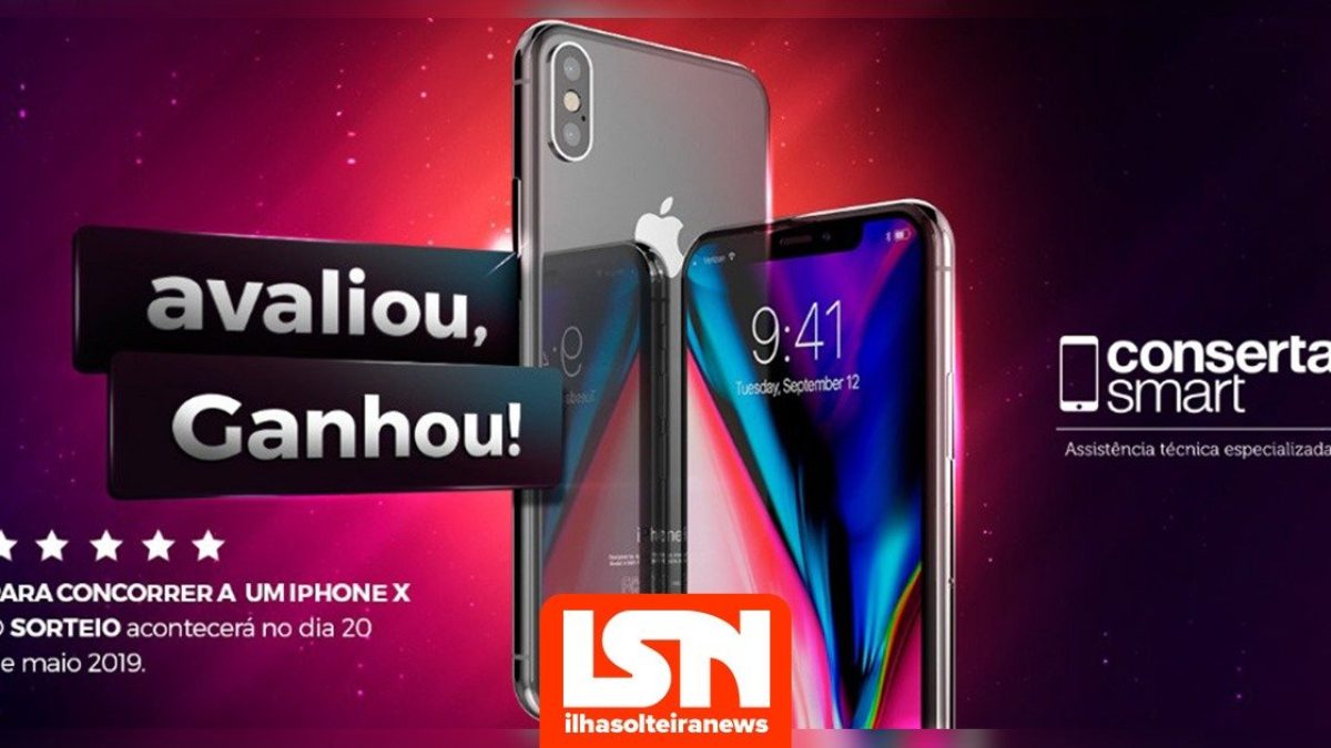 ilha-solteira-news-conserta-smart-promocao-avaliou-ganhou-iphone-x