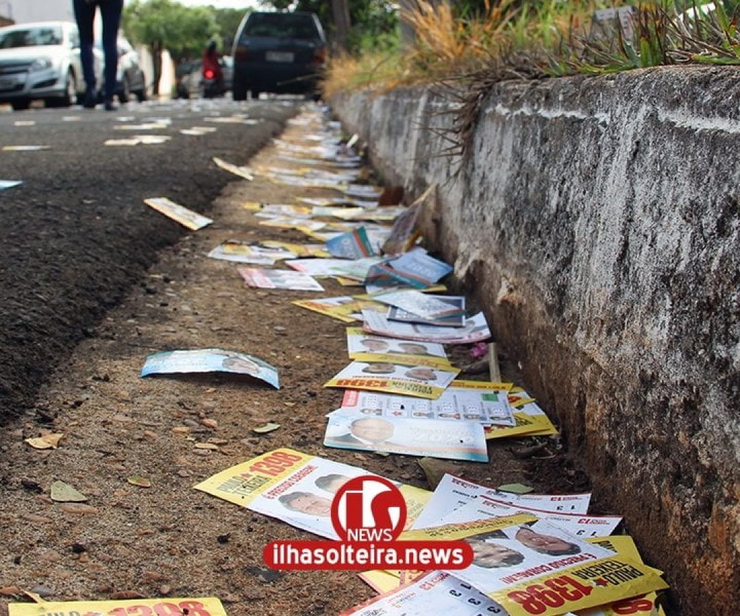 ilha-solteira-news-eleicoes-2018-derramamento-de-santinhos