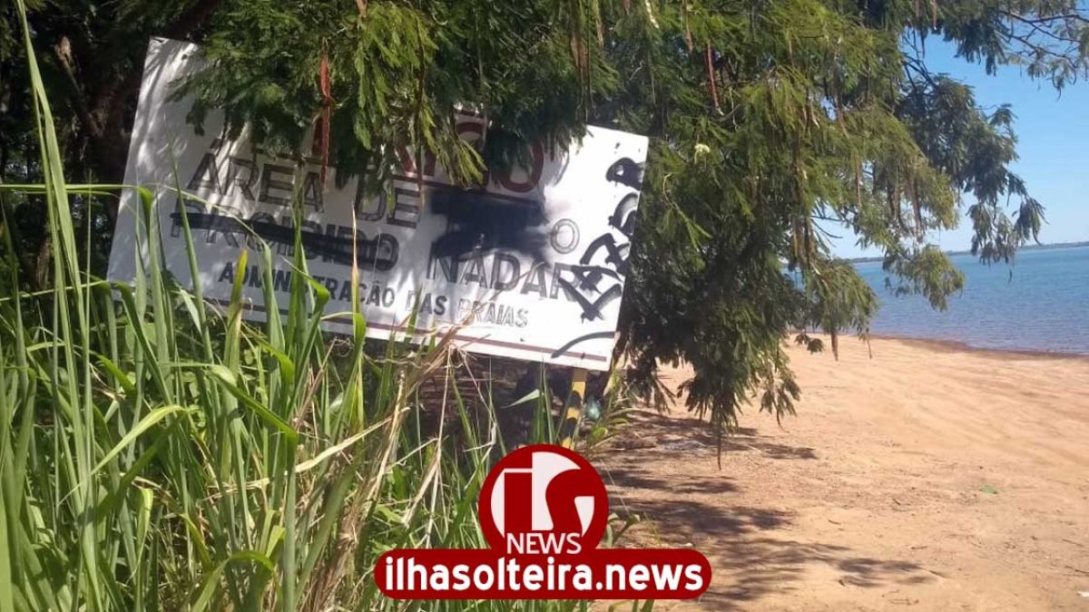 ilha-solteira-news-praia-marina-afogamento-proibido-nadar