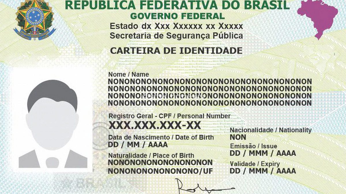 nova carteira de identidade nacional
